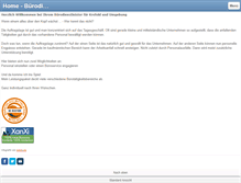 Tablet Screenshot of bueroservicekrefeld.de